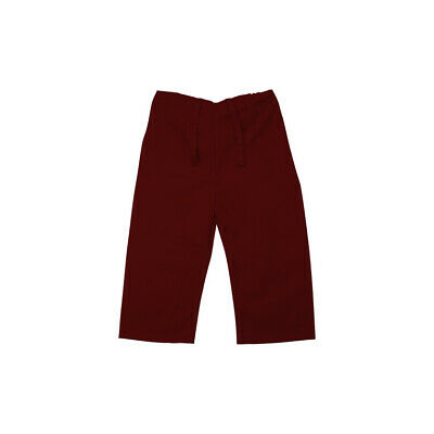 Kids Crimson Scrub Pants, Small (3-4 Year Olds), Childrens Scrubs