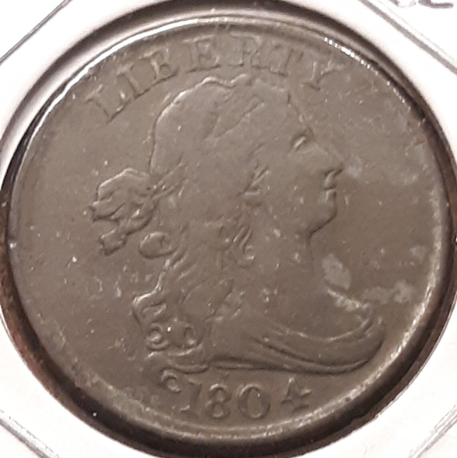 1804 Draped Bust Half Cent (Plain 